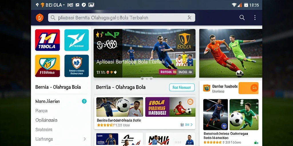Antarmuka aplikasi 11BOLA yang informatif dan menarik.