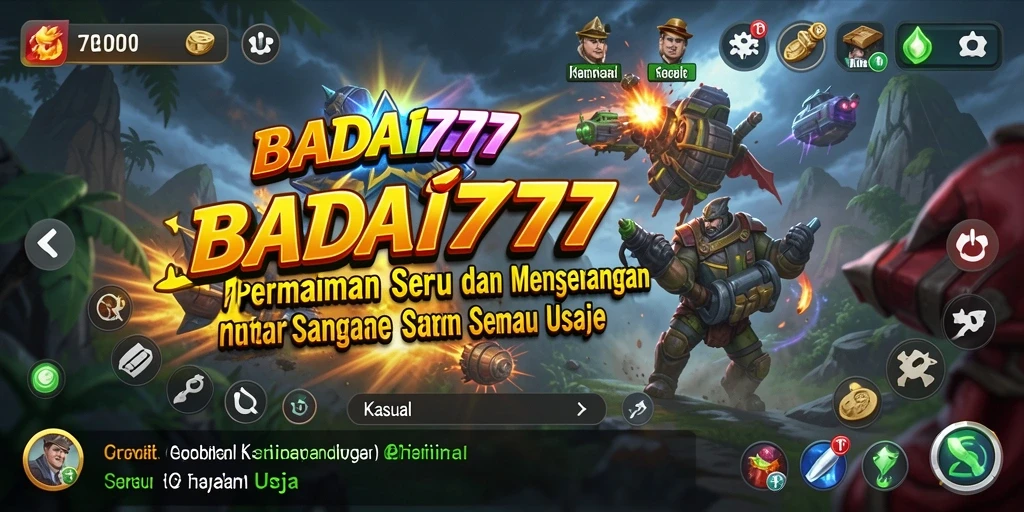 Tampilan antarmuka BADAI777 yang menarik dan intuitif.