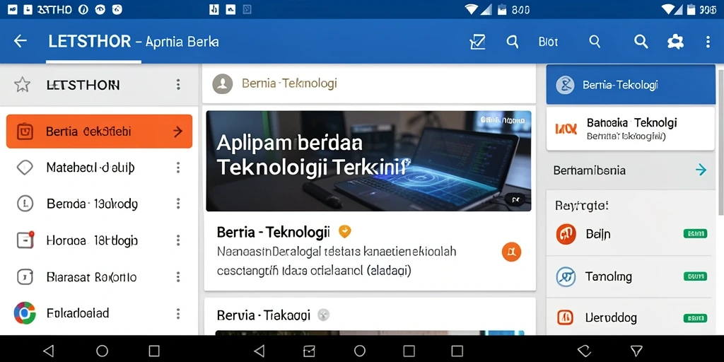 Screenshot utama LETSTHOR menampilkan antarmuka yang modern dan fitur unggulan.