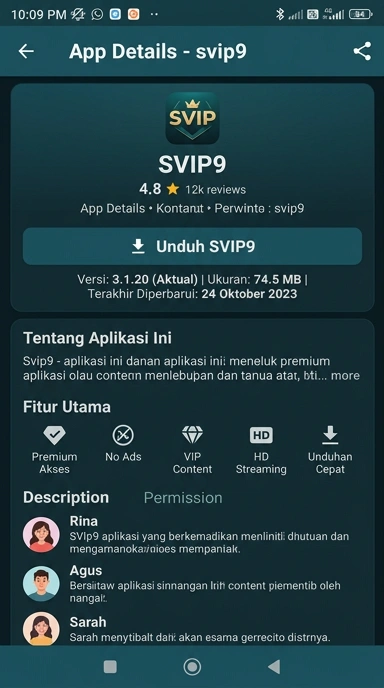 Unduh dan Instal svip9 APK untuk Android